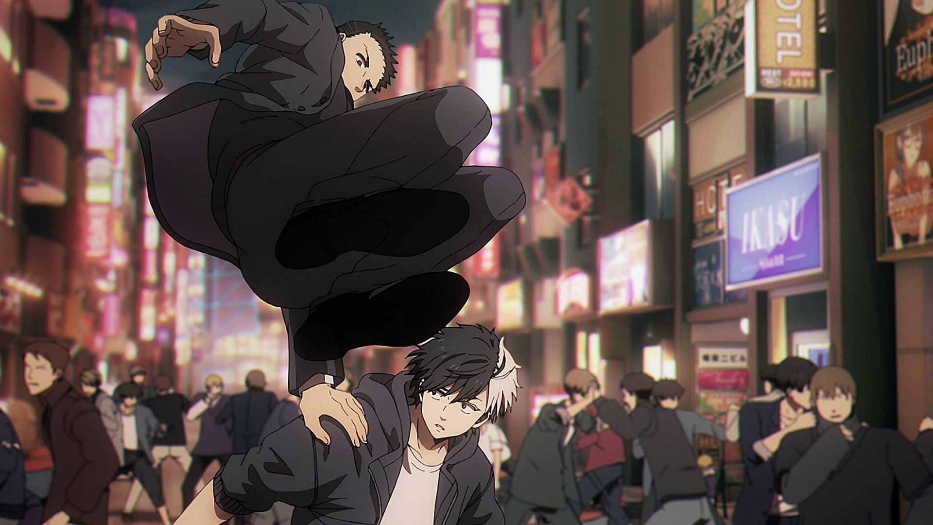 Sakura and Kanji quickly team up with incredible results in Wind Breaker season 2 episode 8 (Image via CloverWorks)